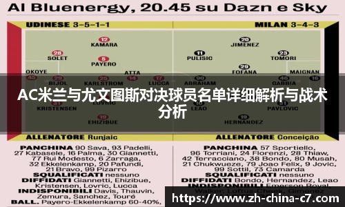 AC米兰与尤文图斯对决球员名单详细解析与战术分析