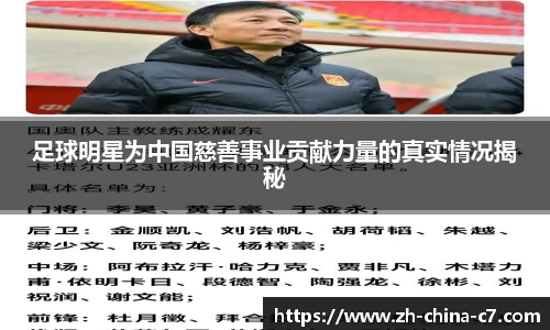 足球明星为中国慈善事业贡献力量的真实情况揭秘